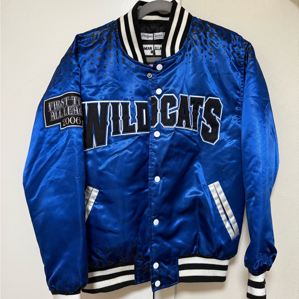 Blue Wildcats Satin Jacket
